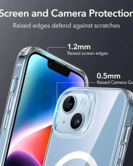 Magfit Cover for iPhone 15 (6.1.inch) | Mag-Safe Wireless Charging | Designed with Magnetic Lock Shockproof Transparent Back Case