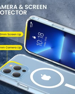 Campatible iPhone 14 Pro Cover, Compatible with MagSafe, Scratch-Resistant, Thin and Slim, Classic Shockproof Military-Grade Protection, TPU, Magnetic Back