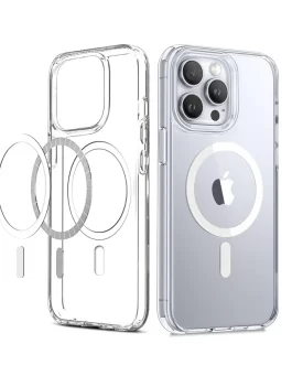 Cover for IPhone 16 Pro Max (6.9 inch) | Mag-Safe Wireless Charging | Designed with Magnetic Lock Shockproof Phone Bumper Transparent Back Case