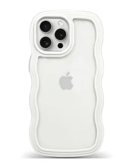 IPhone 11 Pro Max Cute Curly Wave Case, Shock Proof, Grip, Soft TPU & Girls Stylish, Camera Bump Protector for IPhone